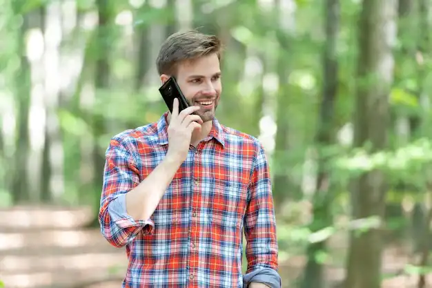 Image of Man on a phone call